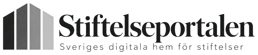 Stiftelseportalen. Sveriges digitala hem för stiftelser.